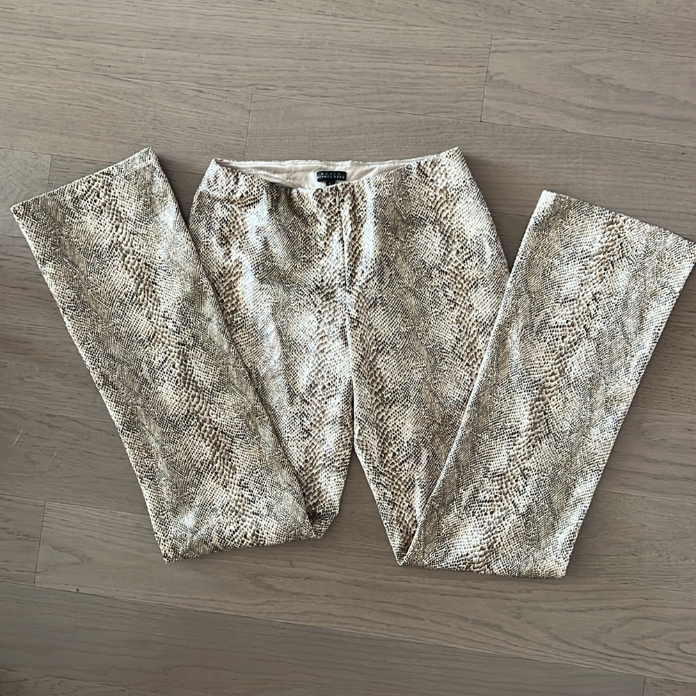 Maria Bianco Nero snakeskin print pant VTG